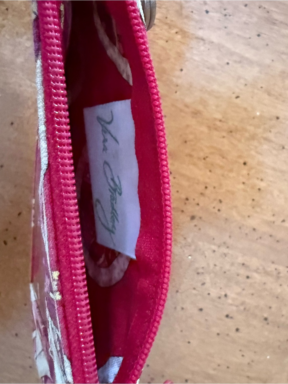 Vera Bradley Card Holder Keychain Wallet - Picture 4 of 4